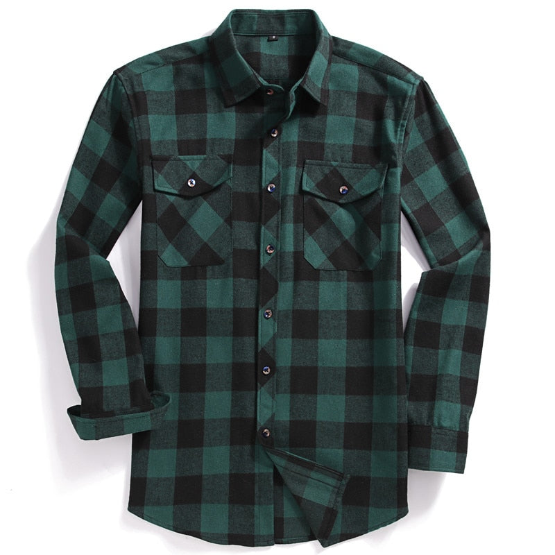 Harrington Plaid Flannel Shirt