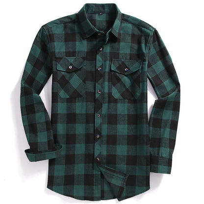 Harrington Plaid Flannel Shirt