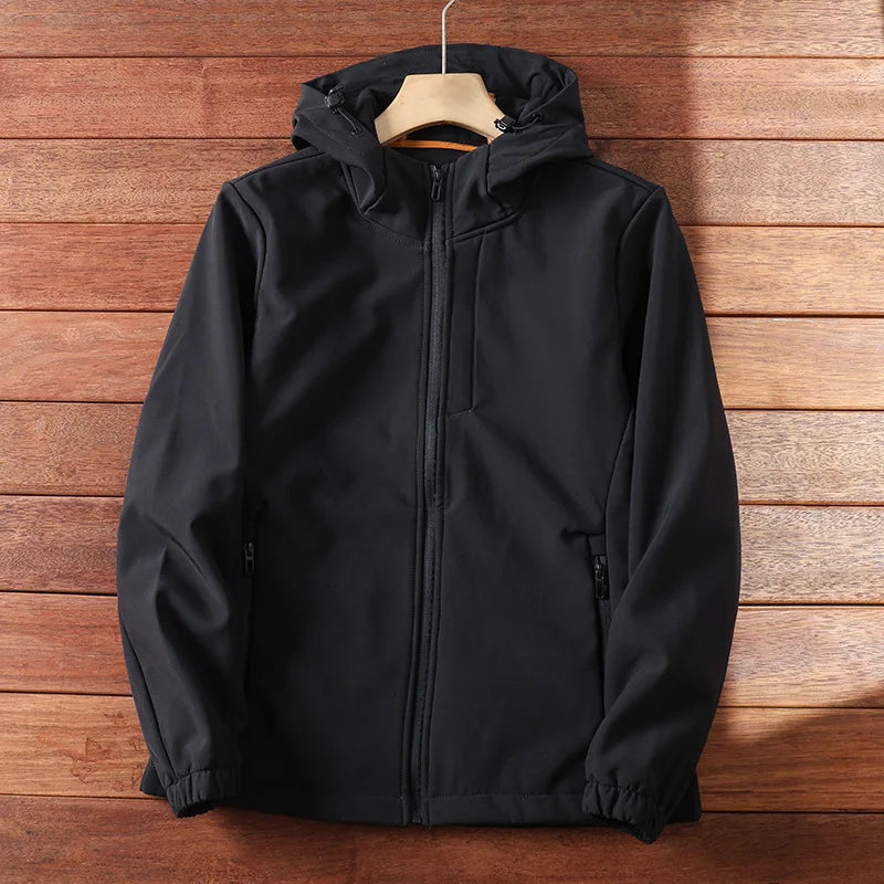 Urban Military- Inspired Windbreaker