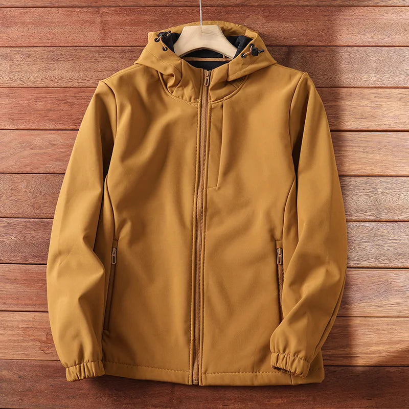 Urban Military- Inspired Windbreaker